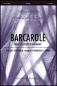 Barcarole Two-Part choral sheet music cover